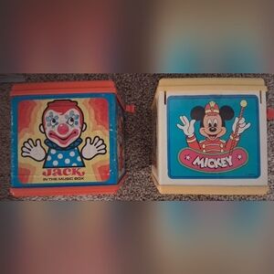 Colorful Jack in the Box Toy